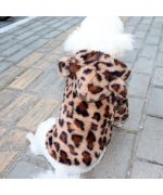 manteau leopard pour chienne