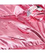 pink jacket for fashionable waterproof dog