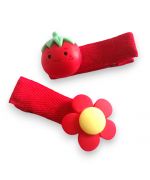 small red dog barrette