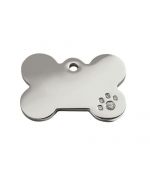 medaille os diamant a graver pour chien