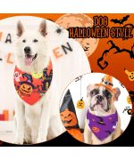 Halloween dog scarf