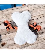  jouet os en peluche original pour grand chien