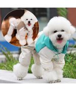 dog rain suit with paws