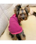 pull rose pour chien polaire