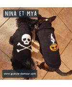 for dog original black skull