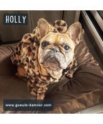 manteau leopard pour bouledogue francais