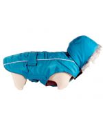 chaqueta azul para perros