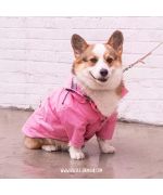 impermeable pour chien rose