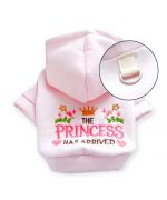 Princess dog sweater with tie