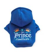 Prince dog sweater with tie