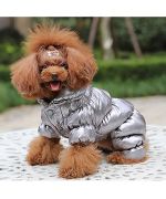 down jacket for small warm dogs with paws
