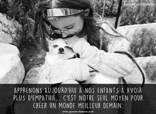 Les seules créatures qui sont suffisamment évoluées pour transmettre l'Amour pur sont les animaux et les enfants.